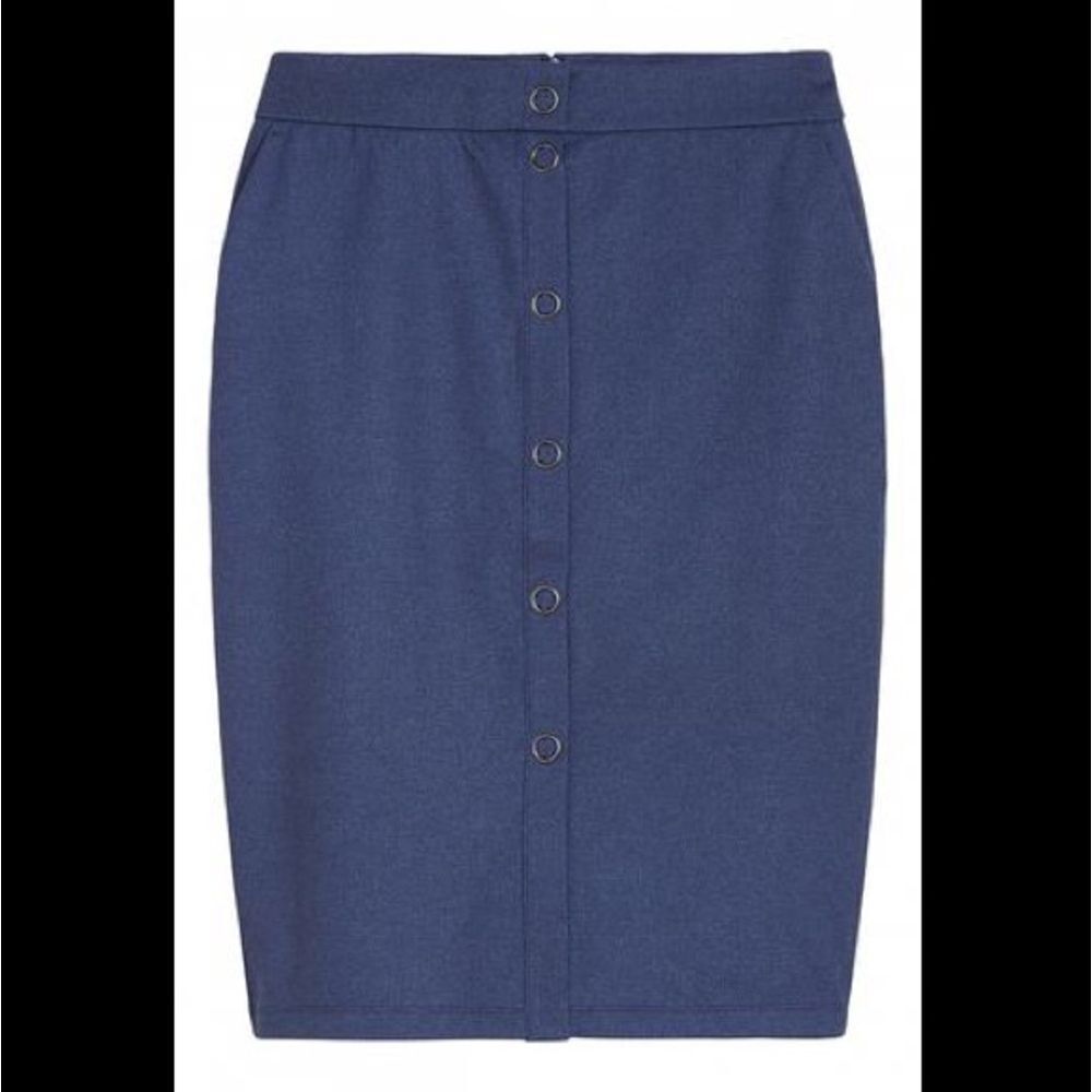 Sandwich Skirt Button Front Pencil Skirt Size XS NWT Brand New